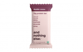 And Nothing Else Double Cocoa 12g Protein Bar  Pack  52 grams
